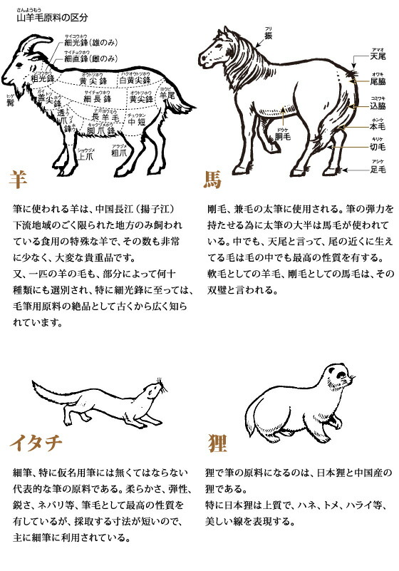 あかしや 書道筆 書法大家 5号 漢字条幅用 A042620 - 書道