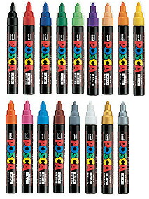 楽天市場 水性マーカー Posca ポスカ中字 メール便可 M便 1 10 文具王のosk 楽天市場 水性マーカー Posca ポスカ中字 メール便可 M便 1 10 文具王のosk