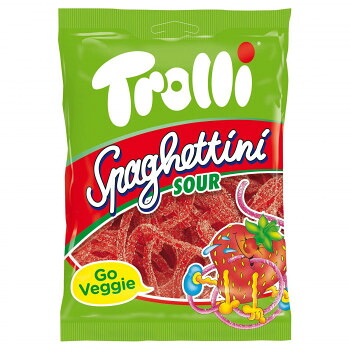 Trolli(トローリ) スパゲティサワーストロベリー 100g&times;30個セット｜ブングショップ