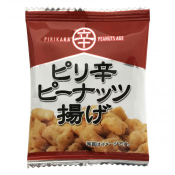 タクマ食品 ピリ辛ピーナッツ揚げ 小袋1600袋(50×8×4個入)|ブングショップ