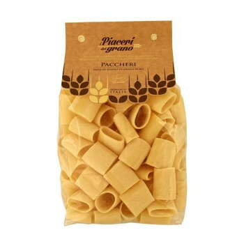 イタリア INAUDI社(イナウディ社) ゆっくり乾燥パスタシリーズ ゆっくり乾燥パッケリ 500g×24個 PA6|ブングショップ