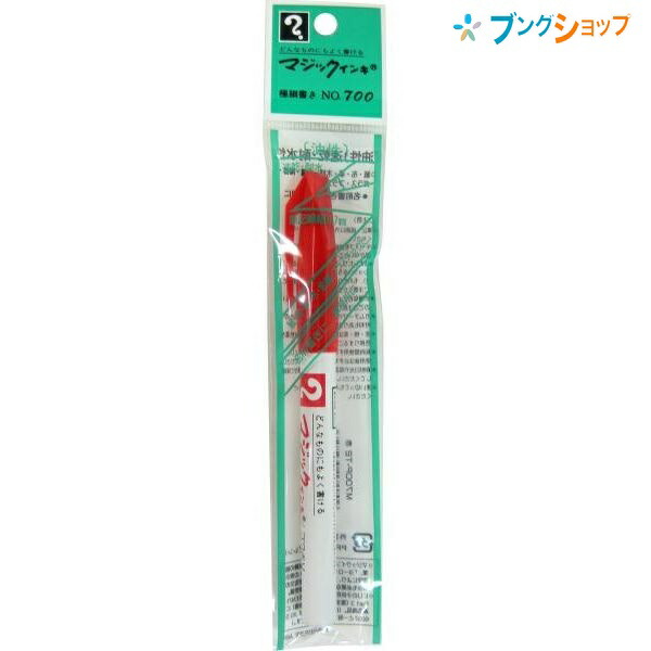 楽天市場】寺西化学工業 油性マーカー マジックインキ極細 NO700 黒 6本パック M700-T1-6P : ブングショップ