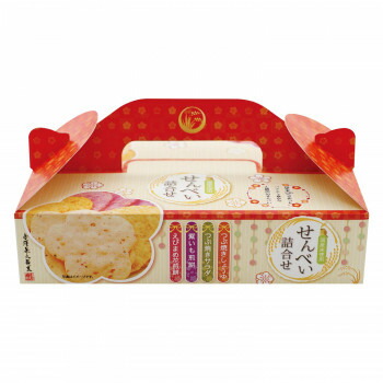 金澤兼六製菓 ギフト せんべい詰合せBOX 10枚入&times;40セット BTB-5R 4932123118910｜ブングショップ