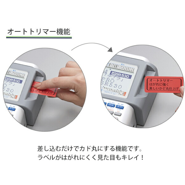 キングジム ラベルライター テプラpro Sr530 カートリッジテープ幅4 24mm スタンダードモデル シルバー 6文字 4行表示 複数枚のラベルをまとめて作成 Qrコード作成可 Origines66 Fr