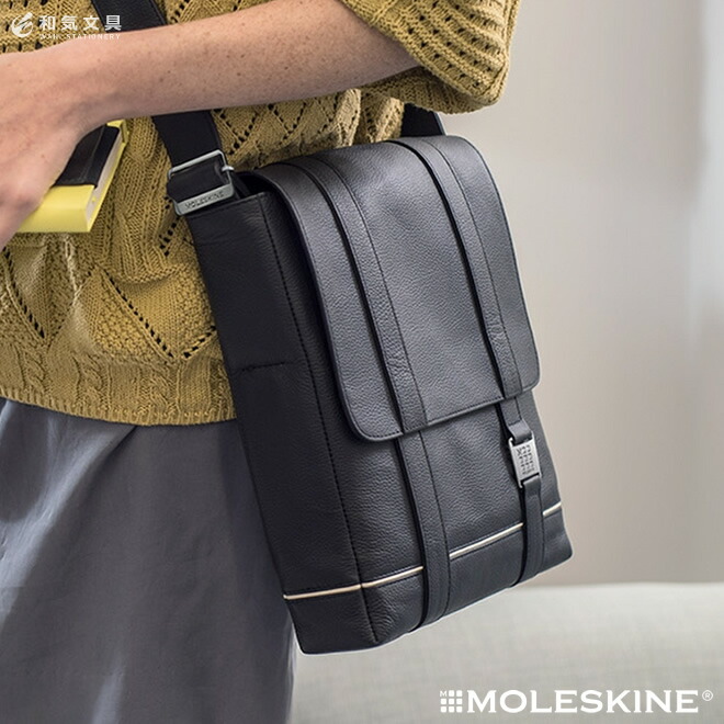 Waki Stationery Moleskine Lineage Reporter Bag Leather Moleskine Lineage Reporter Bag Leather