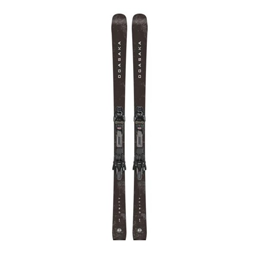 OGASAKA SKI オガサカスキー スキーの板板+ビンディング付 167珊25-26 U-PE BK+ FDT 12