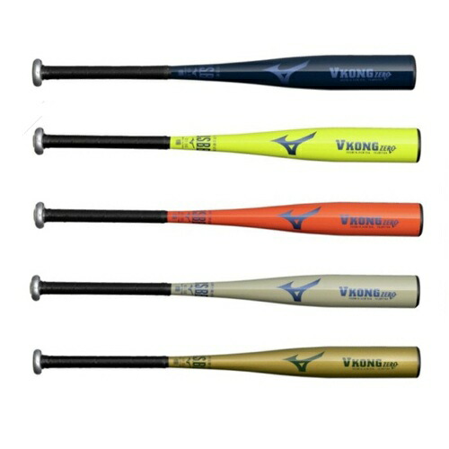 MIZUNO ミズノ Jr少年軟式バット 小学生軟式用VコングZERO ミドル 金属製　68cm/平均420g　 70cm/平均430g・72cm/平均440g　 74cm/平均460g・76cm/平均470g　 2026SSモデル　1CJMY194