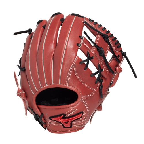 MIZUNOミズノ 軟式グラブウィルドライブ 赤いこと IBE押さえる規格【内野手手向け/右投げ/大きさ9】2025AW模範例 1AJGR33513
