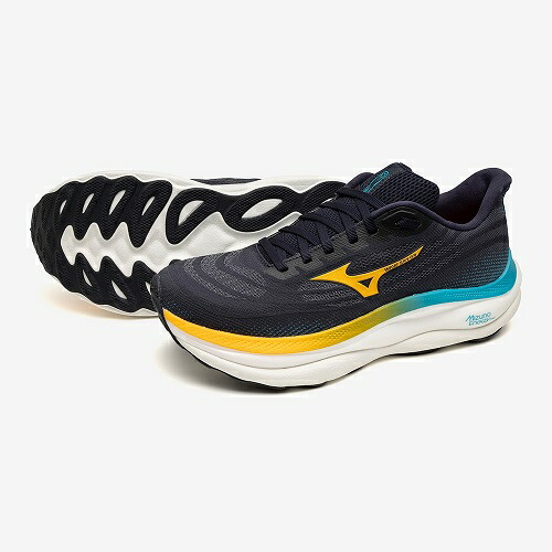 MIZUNO ミズノ ランニングシューズウエーブスカイ 9 【メンズ】 2025AW青写真 J1GC2502