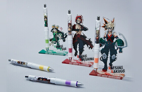 PILOT - パイロット 僕のヒーローアカデミア Dr.グリップ 、アクリルペンスタンドセット 僕のヒーローアカデミア コラボ』限定発売 | プレスリリース | PILOT