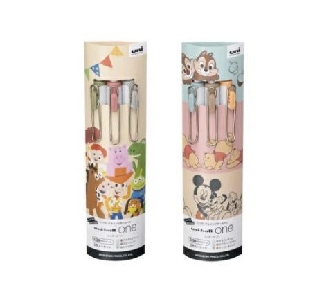数量限定 ユニボール ディズニーボールペンセット 三菱鉛筆 ゲルインクボールペン ユニボールワン 3色セット 限定
