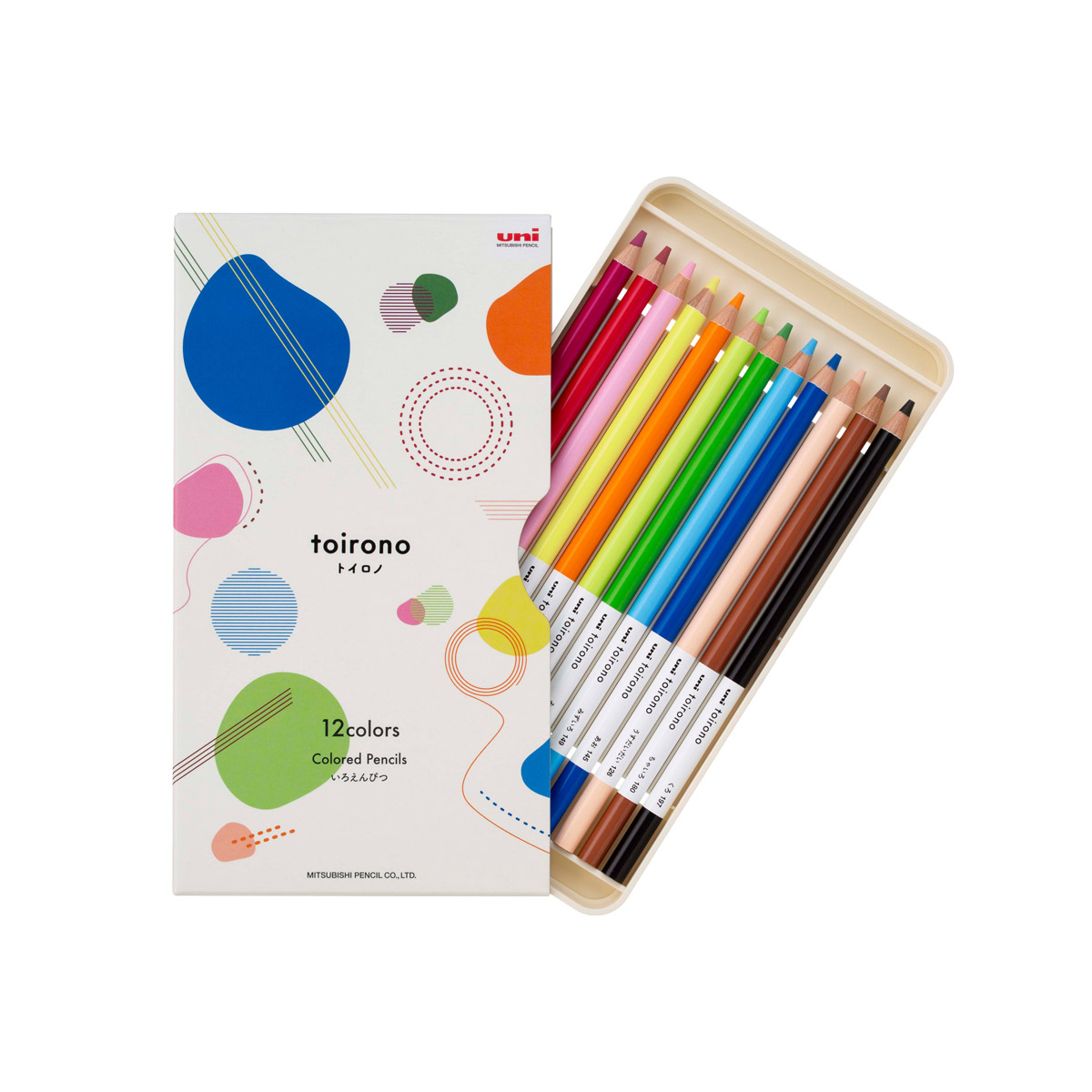 楽天市場】三菱鉛筆 色鉛筆 トイロノ＜toirono＞ 24色セット TR24C