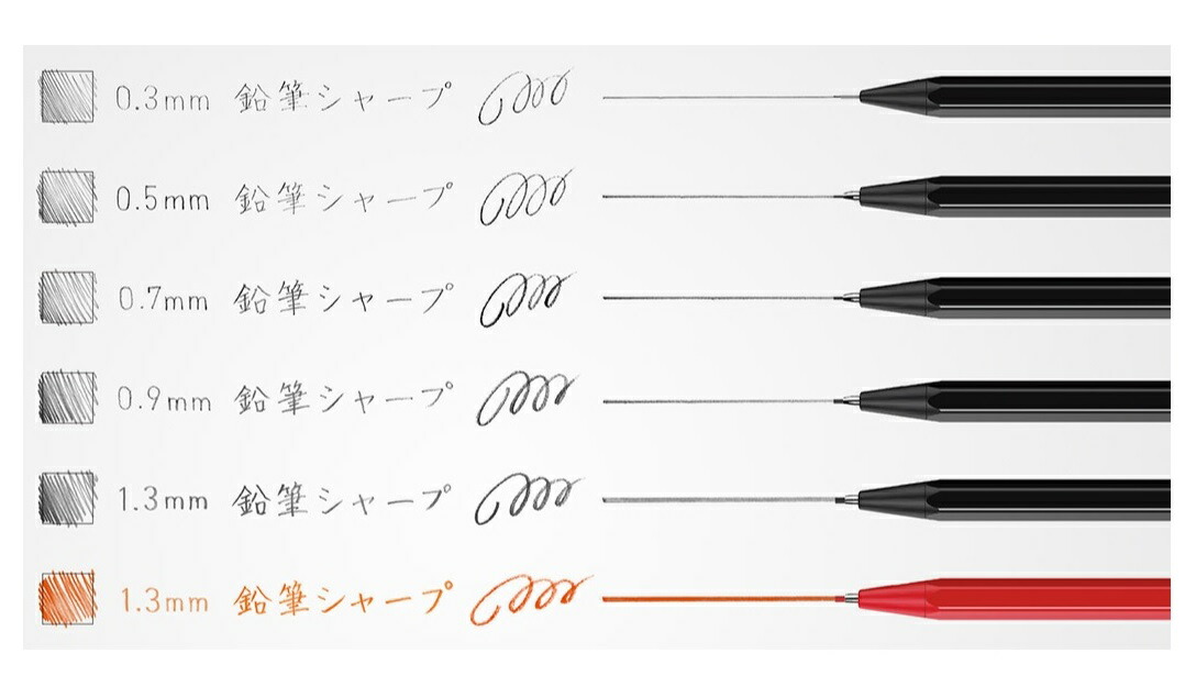 【メ可】コクヨ 鉛筆シャープ シンプルデザイン 0.5mm PS-PE105|ブング・ステーション