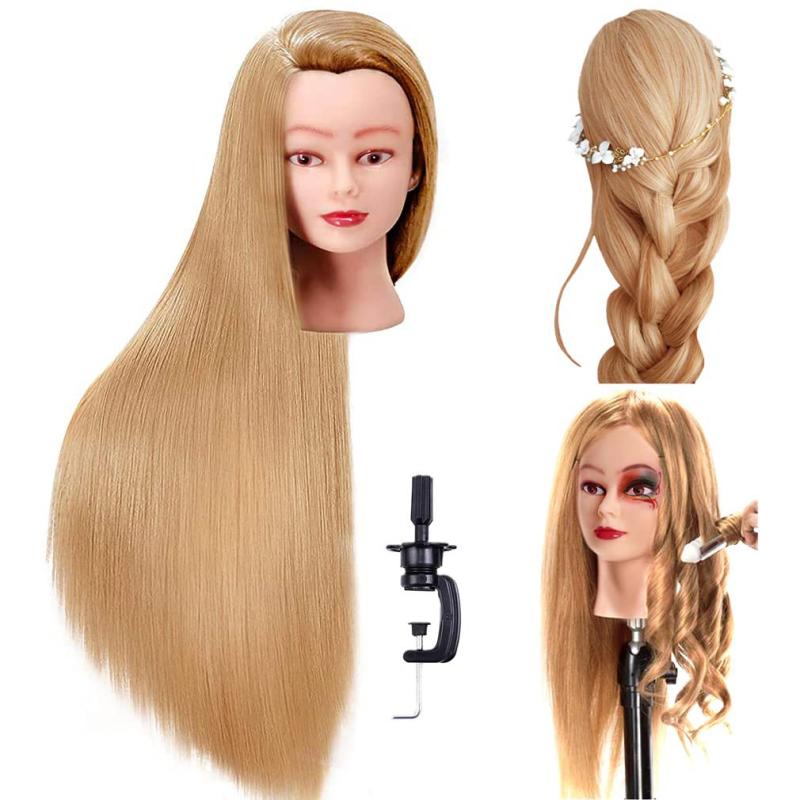 【送料無料】マネキン レディース ヘアカット練習用ウィッグ ロング ストレート 人毛100% 練習用 美容師 初心者 自然 黒 深みのある茶色 明るい金色 栗色 シルバーグレー 米白色