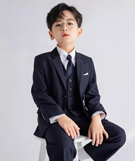 楽天市場】卒業式 男の子 スーツ 5点セット 即納 ブラック