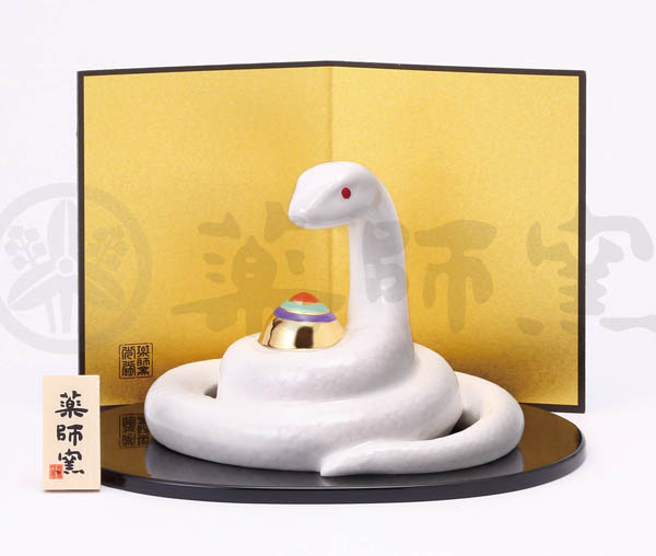 楽天市場】白蛇 白へび ヘビ 蛇 高さ約9cm 天然大理石 White