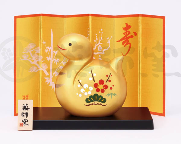 楽天市場】【P10倍】 開運招福 干支置物 巳 白蛇と赤蛇 (昭峰作) 高さ