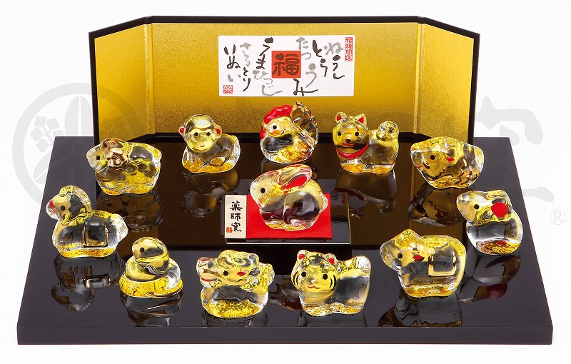 天珠 干支 12個セット 楽天市場】【十二支セット】干支×天然水晶 手彫り彫刻置物 12種