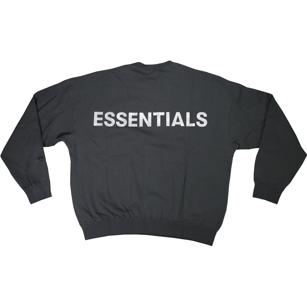 エッセンシャルズ ESSENTIALS REFLECTOR LOGO CREW SWEAT SHIRTS
