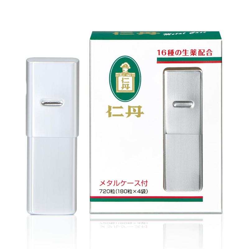 楽天市場】森下仁丹 仁丹メタルケース入 720粒（180粒×4袋） [ 医薬部
