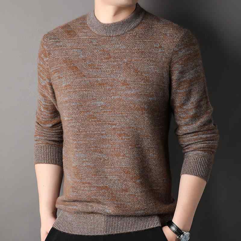編み物 メンズ 成人男性用  スウェーター 二分の一ハイネック ティーシャツ 無地 朦々たる 秋冬 保温性  普段使い走り 170/88A 175/92A 180/96A 185/100A 190/104A