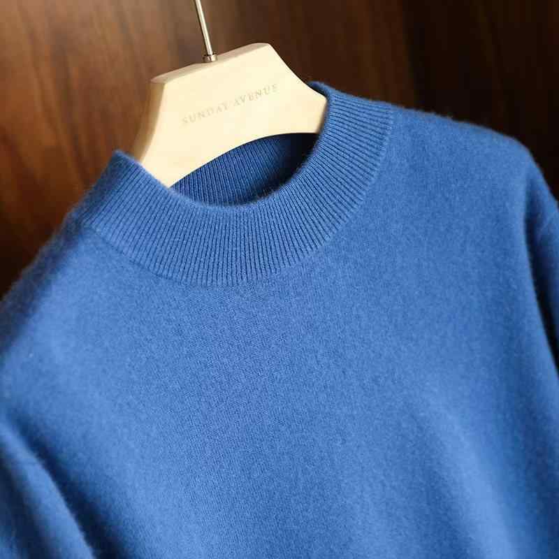 ニット メンズ 男性用 ウール トップス 長袖 セーター プルオーバー ?松 大きいサイズ リブ 秋冬 グレー グレー キャメル ブルー ワインレッド ブラック 黒