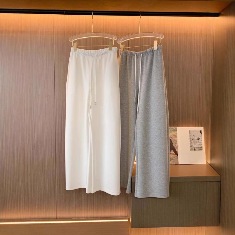 ズボン下 レディース 成人女性 天 生まれ変わり衣料繊維 ジャージパンツ イージーパンツ 伸び伸びするズボン下 御部屋御召しもの 御部屋着 高腰 直筒 春夏 白いこと 薄墨色