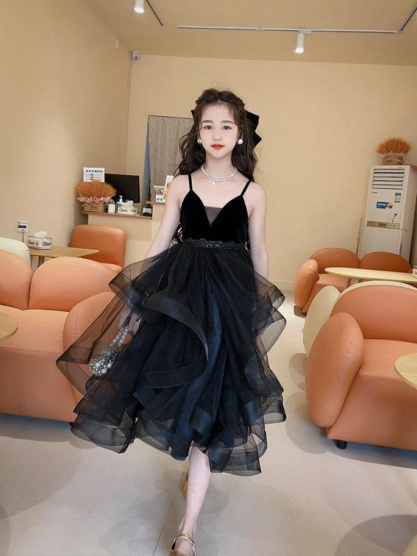 赤ちゃん用御召しもの うしろ帯 天鵞絨 衣装 烏兎 フォーマル 生まれ落ちる日 寄りあい 西洋菓子スコート キャミソール 黒 100 110 120 130 140 150 160糎