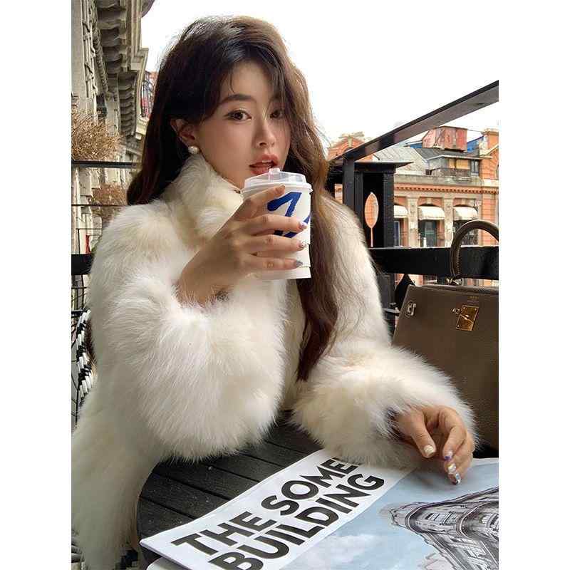 楽天市場】ショート丈ファーコート レディース ファージャケット