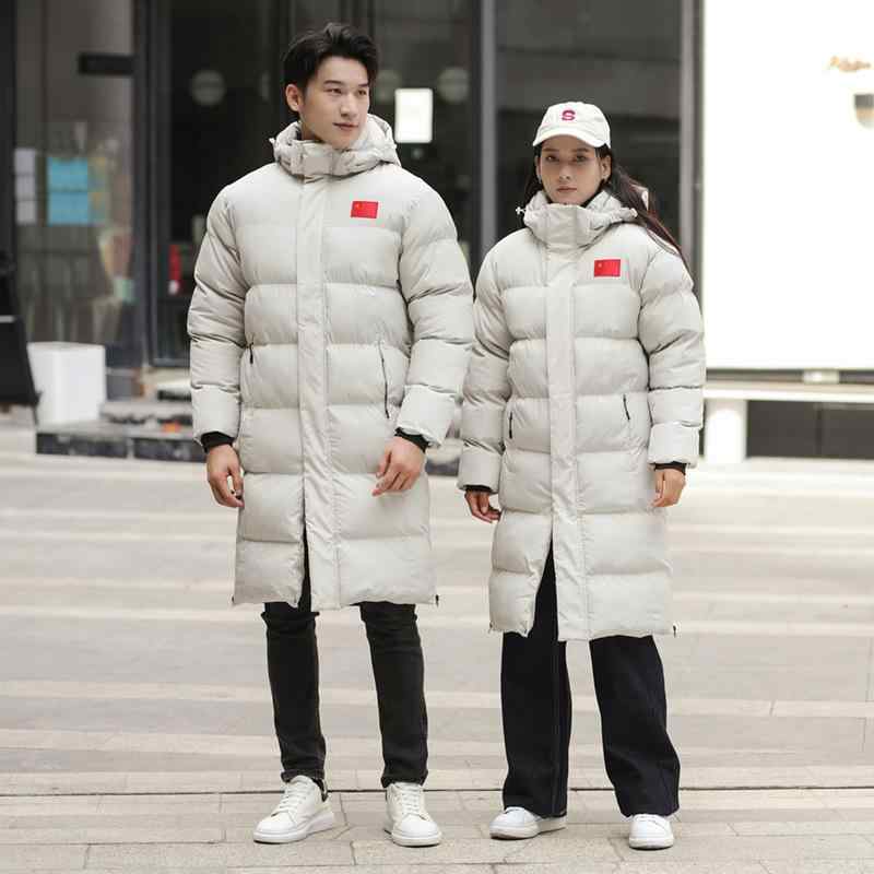 落ちこむ上衣 成人男性用 運動競技 朦々たる 防寒 防風 ロング丈 ポリエステル 青碧 黒いこと カーキ
