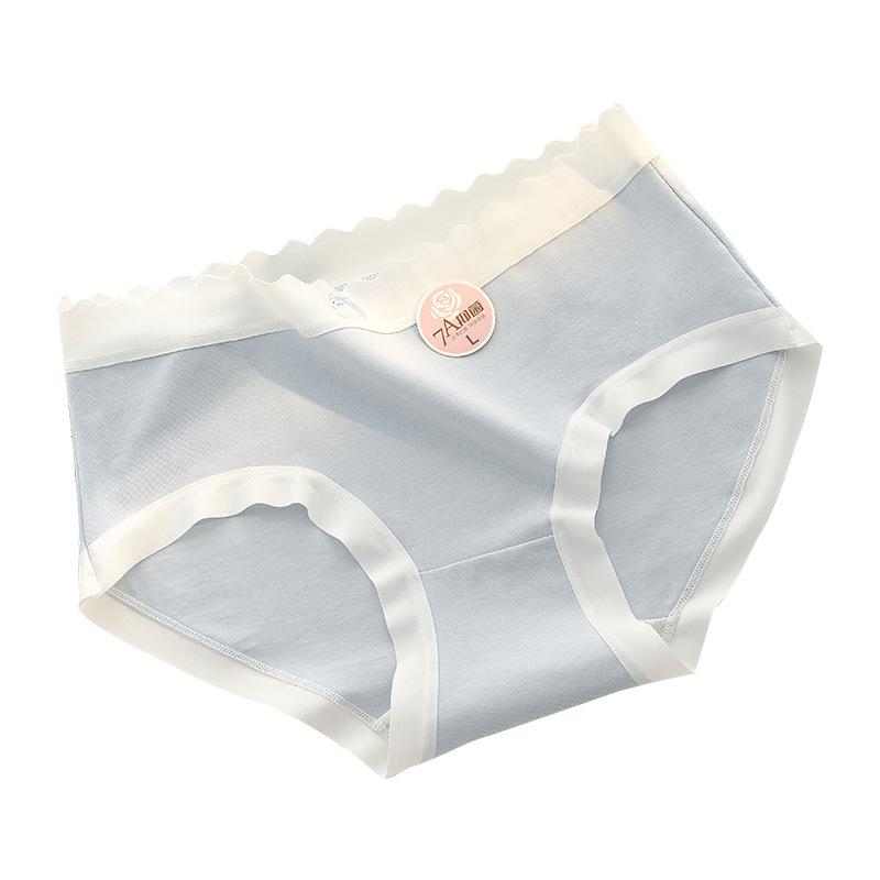パンツ レディース 女性用 ショーツ 綿 無縫製 伸縮性 通気性 敏感肌 普段使い M L XL 春夏秋冬 オールシーズン 浅粉 グリーン ブルー ベージュ イエロー(x2)