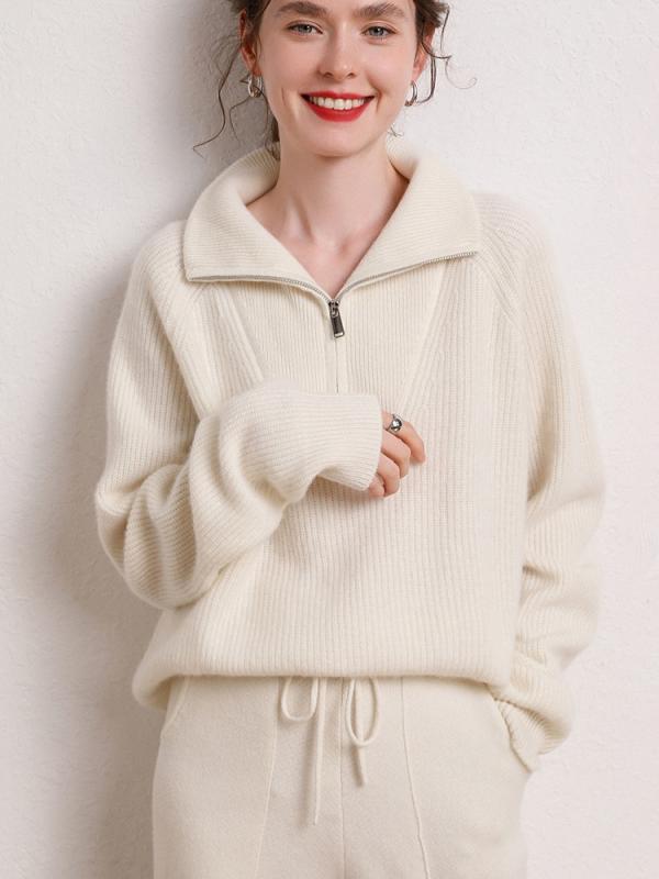 編み物 レディース プルオーバー ティーシャツ 秋冬 野羊?  タートルネック 肋材 朦々たる ゆったり 長袖 あったか 通い 事務所 心地好い トップス 白いこと パープル セーター-レディースファッション