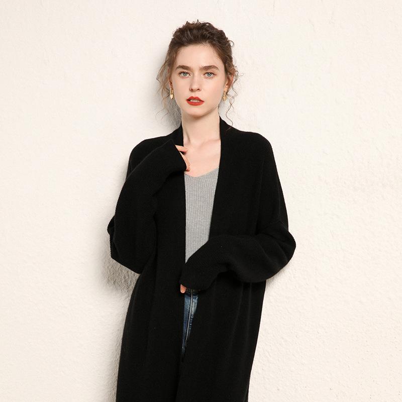 編み物 レディース ジレー 秋冬 真っただ中丈 毛糸 Vのど首 長袖 無地 ゆったり 朦々たる あったか 生あたたかい 通い 執務室 雅びやか 雅びやか 好いたらしいめ 今めかしい