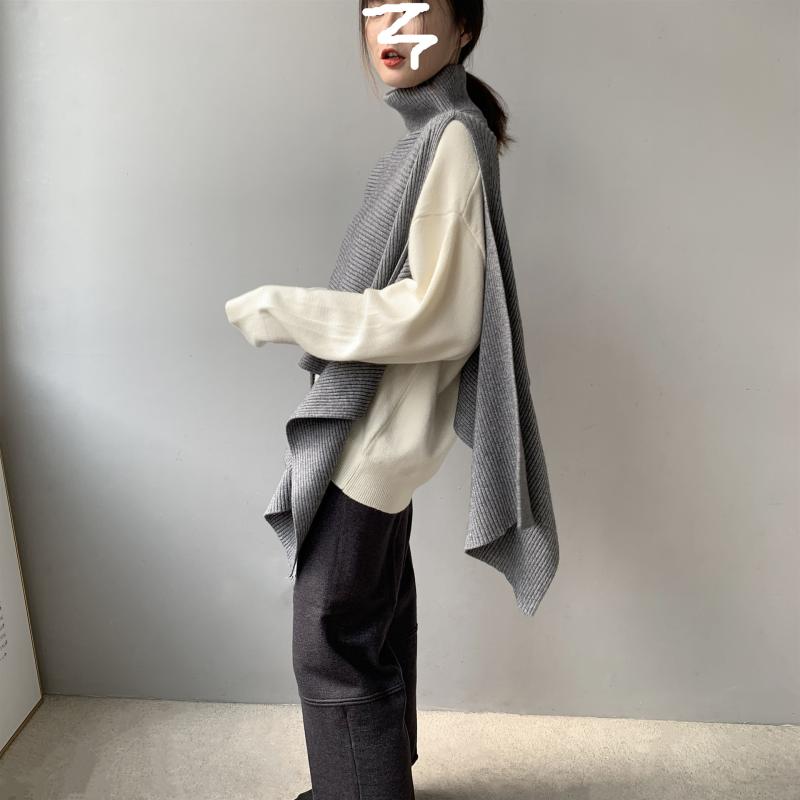 限りない レディース 花の冠yd トップス 非対称 遊撃手丈 編み物限りない ティーシャツ 薄墨色 黒 珈琲色 赤 ゆったり大きさ 普段使い走り 通い(x2)