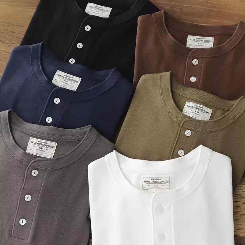 Tシャツ メンズ 男性用 長袖 丸首 トップス カットソー 綿 混紡 無地 普段使い リラックス ルームウェア 春秋 白 灰 黒 青 緑 茶