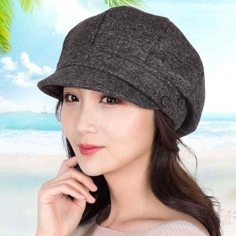帽子 レディース 秋冬 ベレー帽 キャップ 春秋 冬用 ワークキャップ 八角帽 ニュースボーイキャップ 婦人帽子 厚手 薄手 グレー ワインレッド ブラック 無地 伸縮性 折りたたみ可能