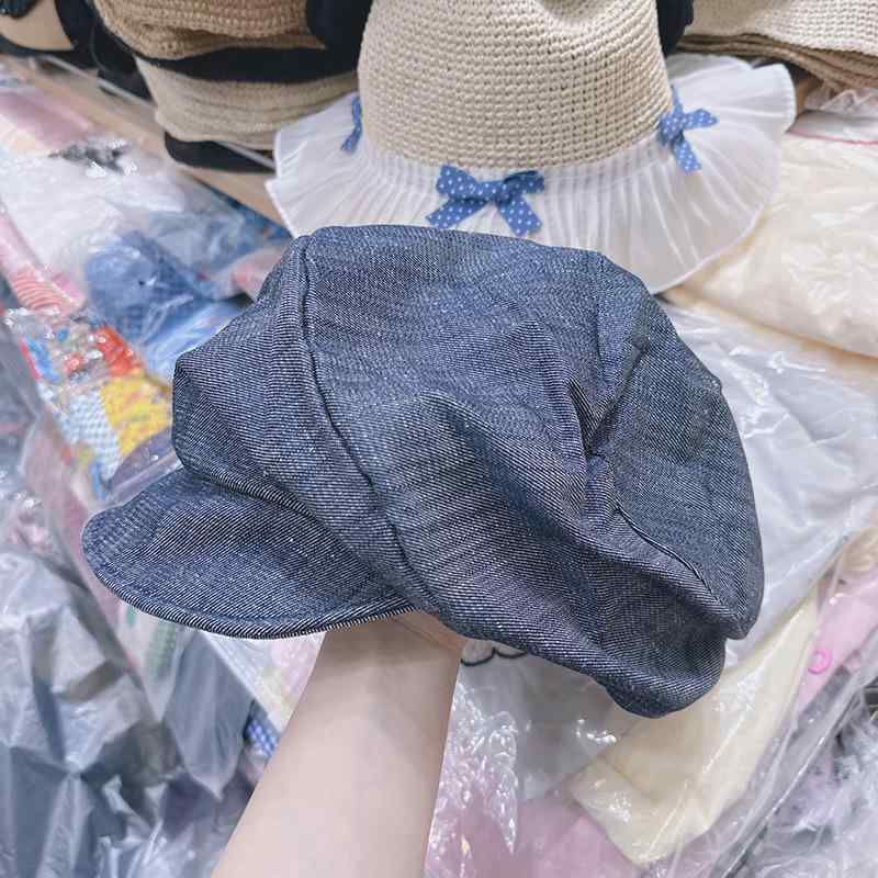 ベレー帽 レディース 春夏 レトロ 古着風 亜麻 リネン 帽子 小つば ハット 日よけ帽子 紫外線対策 UVカット 旅行 お出かけ2