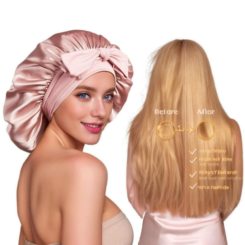 帽子 レディース シルク 100% 蝶結び ヘアケア 睡眠 蚕糸 平トップ 日焼け止め 通気性 防風 紫外線対策 幅広ブリム ブラック ピンク系 ゴールド グレー2 14,283円