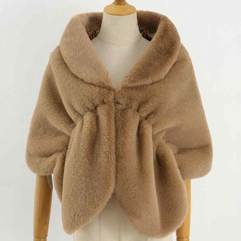 楽天市場】【40%offクーポン】ブルーアイリス ミンク ケープ ストール