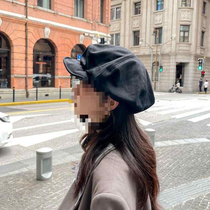 帽子 レディース ベレー帽 秋冬 防寒 防風 小顔効果 日よけ 紫外線対策 おしゃれ かわいい グレー ブラック キャメル ピンク系 ポリエステル