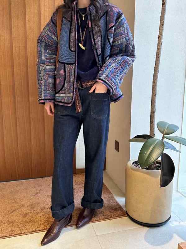 デニム レディース ストレート 高身長 ジーンズ コットン オールシーズン カジュアル 通勤 通学 25 26 27 28 29｜ブリルビ