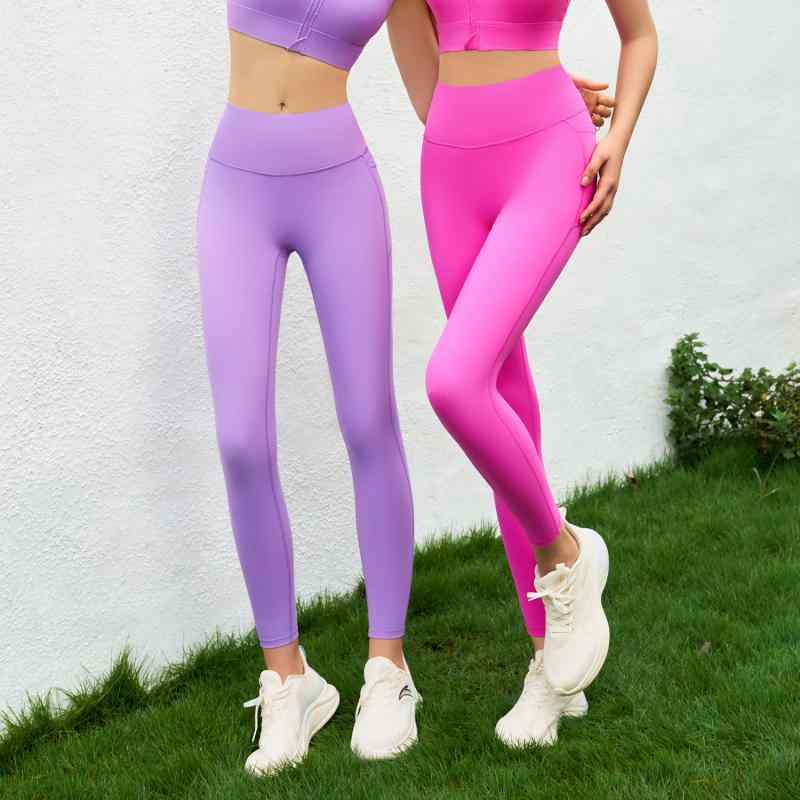 ヨガパンツ レディース 高 elastic 高腰 美尻 ポケット付き レギンス スキニー スポーツ トレーニング ウェア ・煥?・畚? 健身美体 紫・摩? 菖蒲紫 橄?? 青岩灰 板栗棕 星空黒 S M L XL 2XL