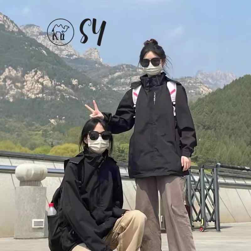 マウンテンパーカー メンズ レディース アウトドア ウェア 取り外し可能 防風 防水 ジャケット 登山 スキー キャンプ トレッキング 春秋冬 ポリエステル 黒 グレー 白 紺