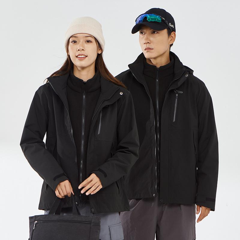 マウンテンパーカー メンズ レディース 防風 防水 アウター 登山用ジャケット アウトドアウェア 秋冬 防寒着 釣り ウェア 裏起毛 取り外し可能