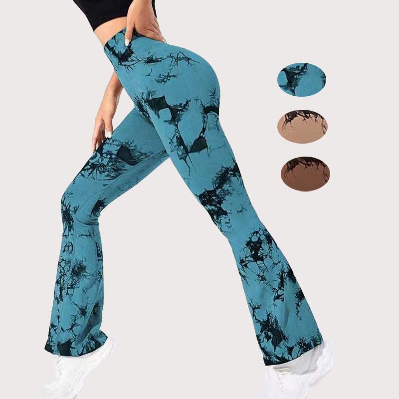 ヨガパンツ レディース 高 elastic 高 waist 提 hip ラッパパンツ フィットネスパンツ ランニング スポーツウェア ズボン 春夏 秋冬 伸縮性 吸湿速乾 ブルーグリーン コーヒー カーキ