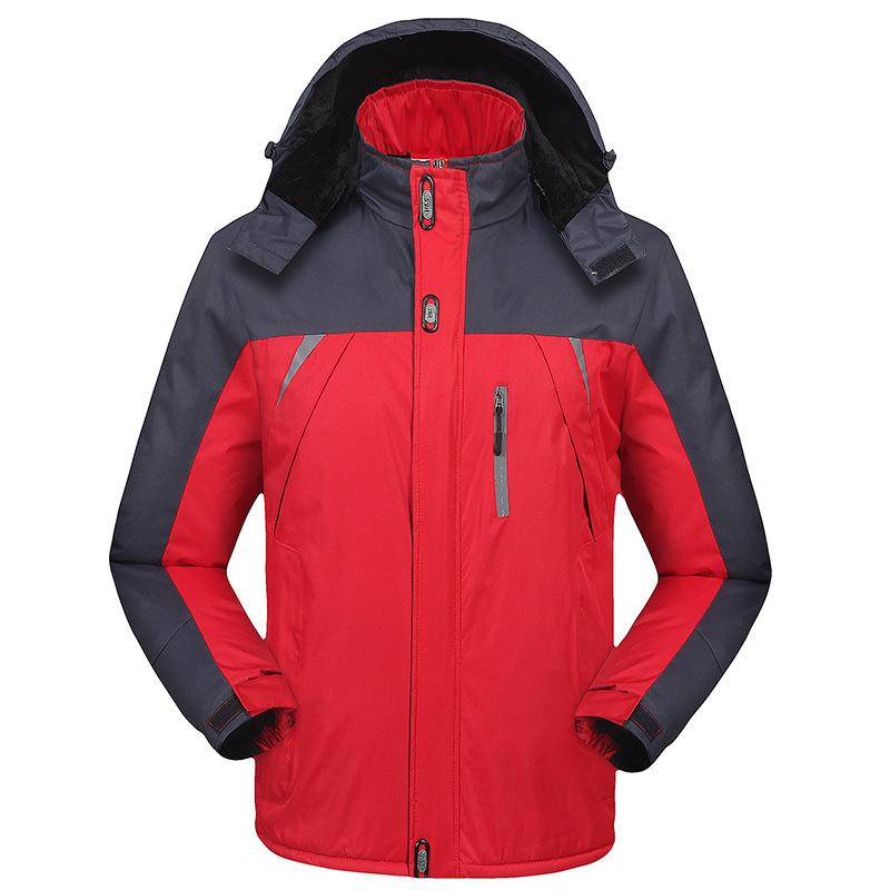 マウンテンパーカー メンズ レディース 防寒着 裏起毛 登山ウェア スキーウェア 厚手 アウター 防風 防水 ジャケット 男女兼用 アウトドア 秋冬