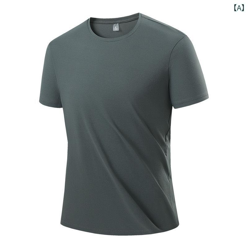 Tシャツ 男女兼用 ランニング アウトドア スポーツ 高機能 吸湿速乾 通気性 ストレッチ 軽量 ポリエステル ラウンドネック 半袖Tシャツ 男性用 女性用 普段使い 部屋着