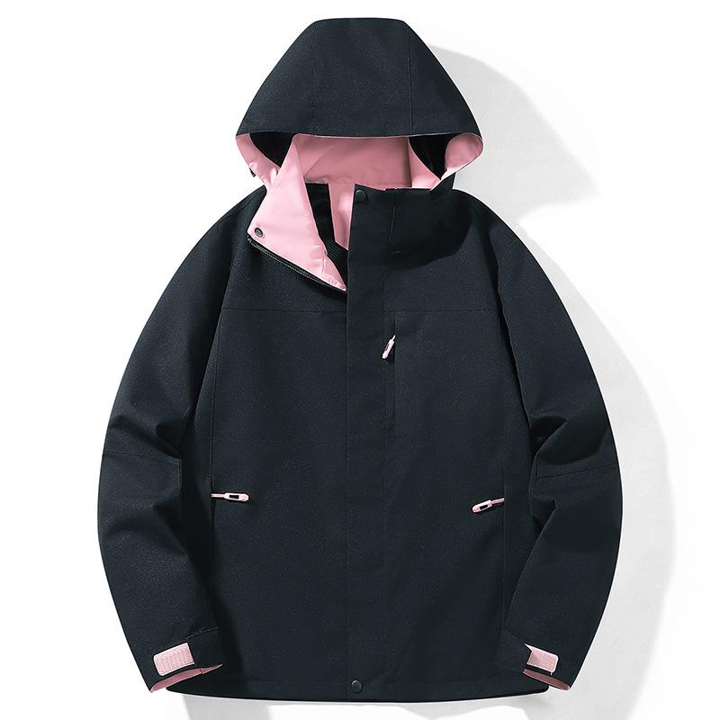 マウンテンパーカー 男女兼用 防風 防水 ジャケット アウトドア 登山 春秋 黒 ブラック 紺 ネイビー 白 ホワイト スポーツ キャンプ 釣り 旅行