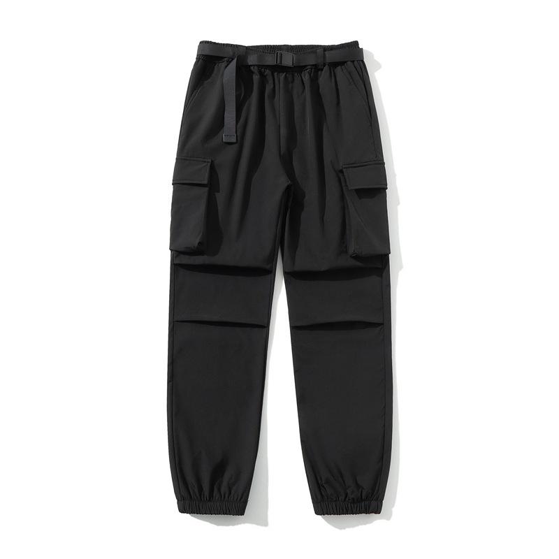 パンツ 男性用 防水 防風 アウトドア 登山 スポーツ ズボン ワークパンツ カーゴパンツ ゆったり 秋 黒 緑 グレー アイボリー