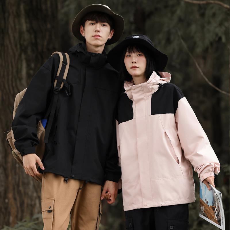 マウンテンパーカー 男女兼用 アウトドア 登山ウェア 防風 防水 ジャケット ウインドブレーカー ペア アウター カジュアル 春秋 撥水 速乾 切り替え